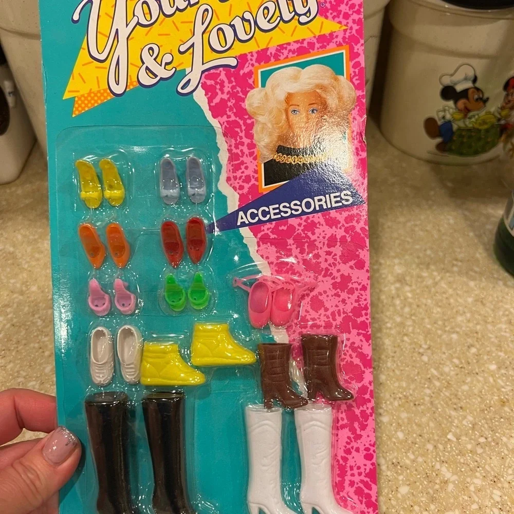 Young & Lovely 1995 Barbie Shoes Rare